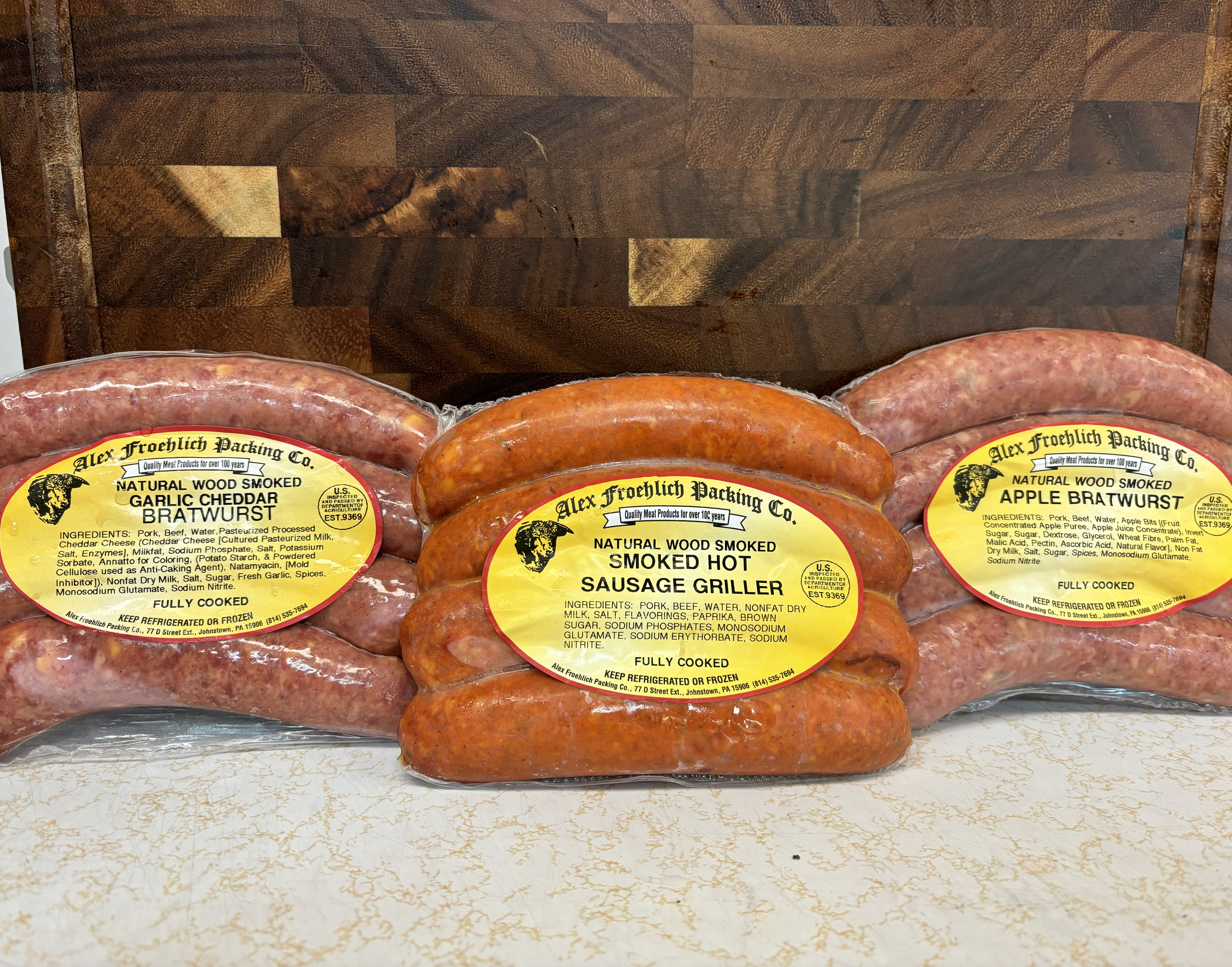 Smoked Bratwurst & Sausage