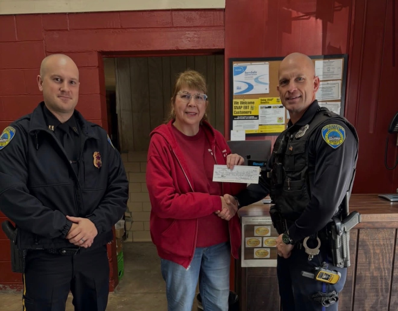 Johnstown Police Donation